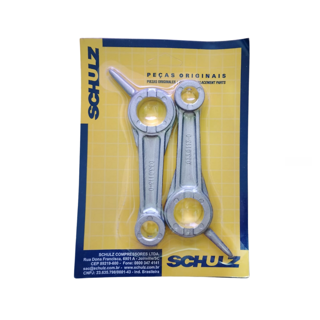 Par De Bielas Compressor Schulz  Csv 10 Pro Csv 10 Pratic Air