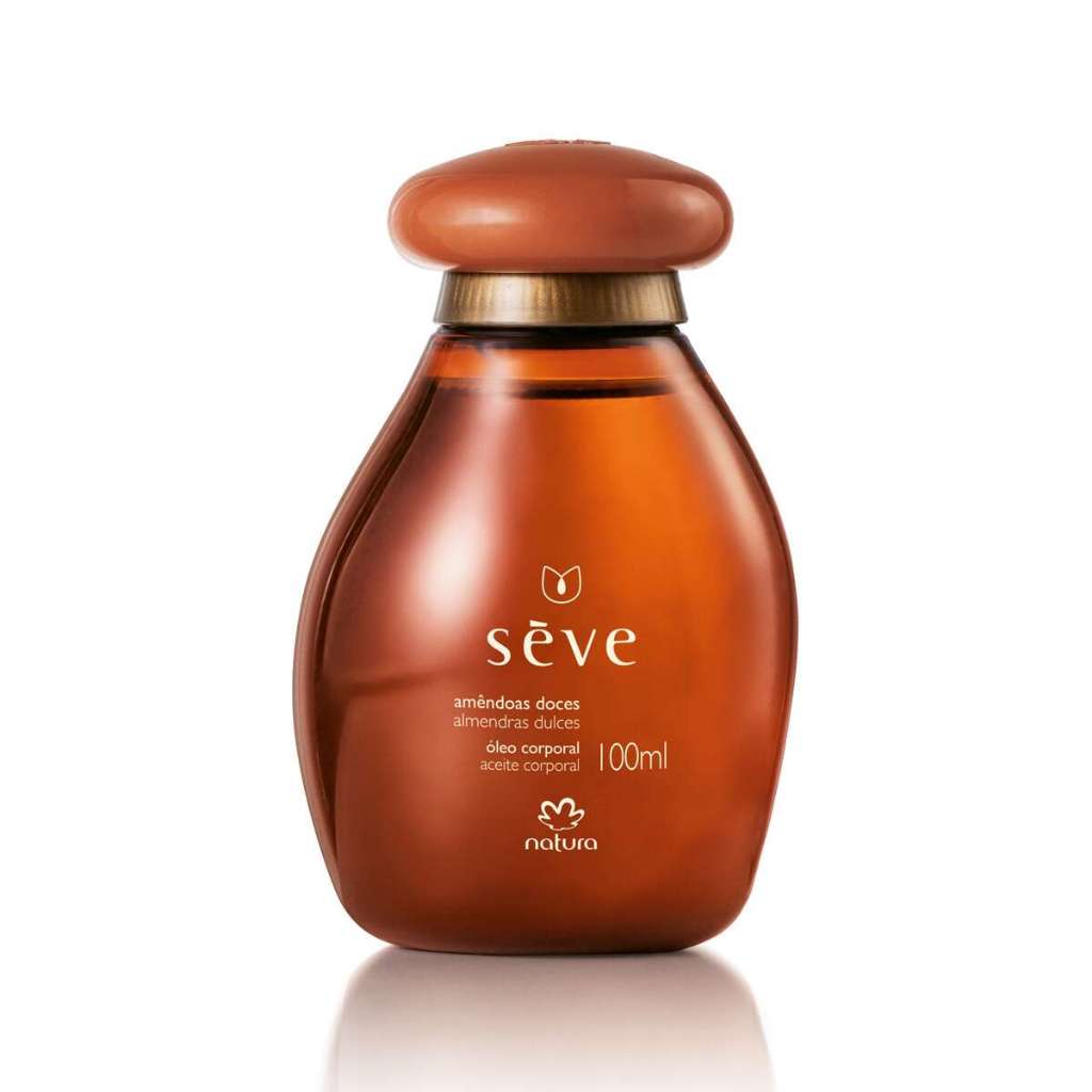 ÓLEO CORPORAL NATURA SEVE AMÊNDOAS DOCES 100ML HIDRATAÇÃO PROFUNDA COM TOQUE DE SOFISTICAÇÃO.
