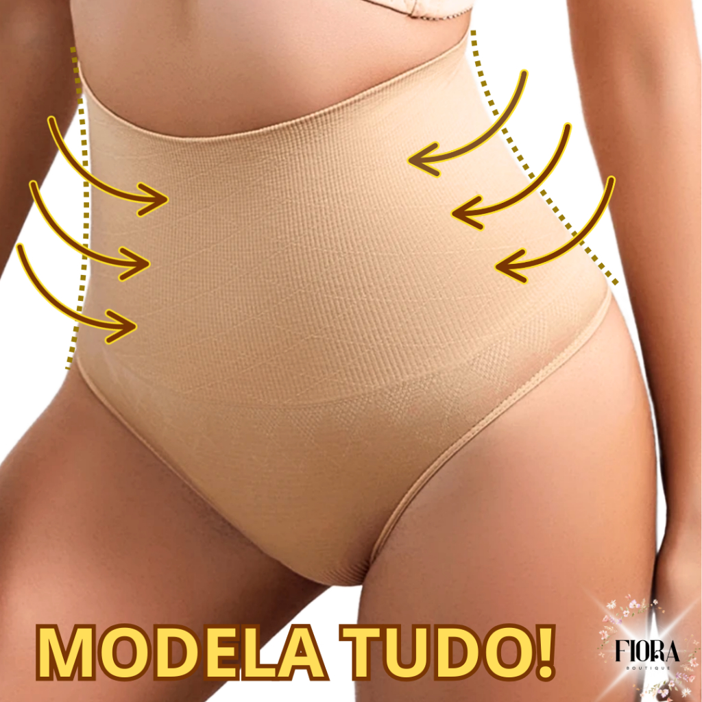 Calcinha Cinta Modeladora Zero Barriga do 34 a 46 Cintura Alta Redutora Medidas Pós Parto Bariatrica