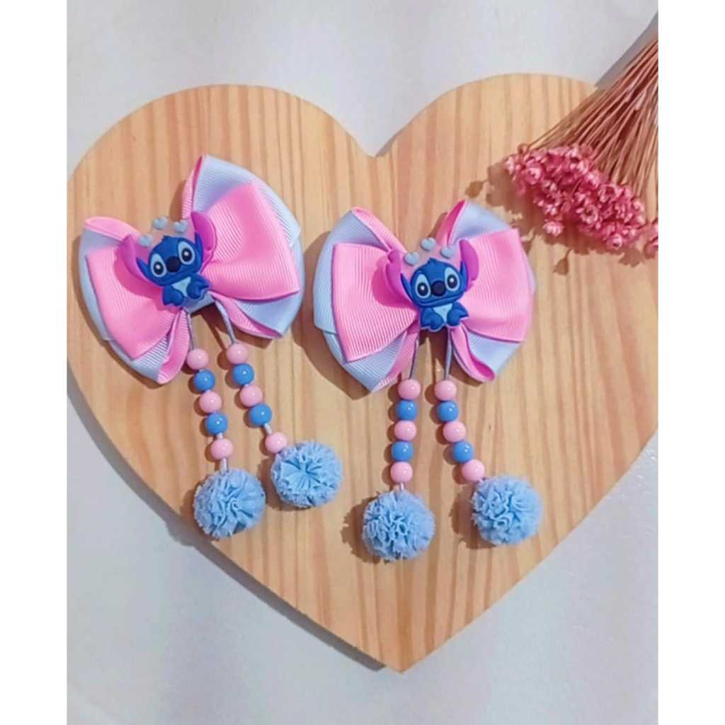 Laço do Stitch e Angel