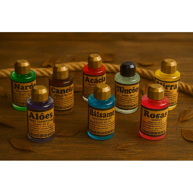 Óleo De Unção Kit 8 Unidades 10ml em Oferta na Shopee