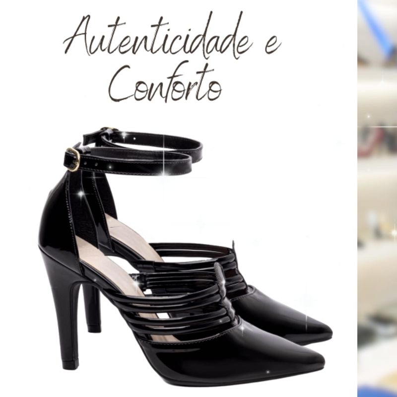 Scarpin 4 tiras em Oferta na Shopee