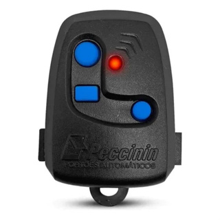 Controle De Portão Eletrônico Peccinin Nice Preto Com Pilha em Oferta na Shopee