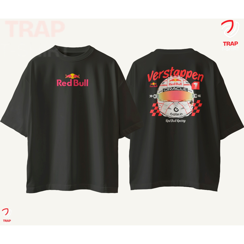 Camiseta Lifestyle RedBull Max Verstappen Edição Streetwear Limitada Formula 1 Premium Oversized