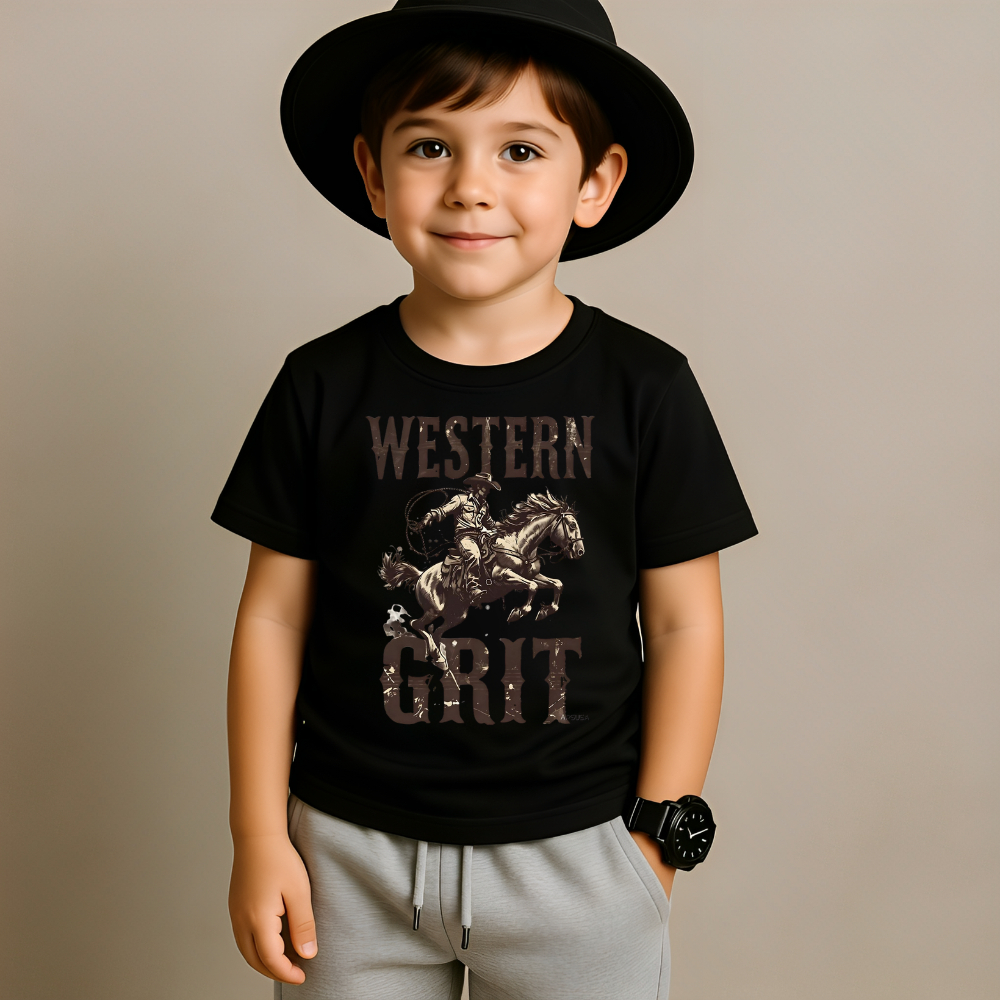 Camiseta Infantil Unissex 100% Algodão Camisa Infantil Moda Roça Blusinha Infantil Country