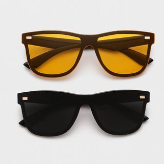 oculos de sol quadrado espelhado retro vintage moderno unissex proteçao uv400