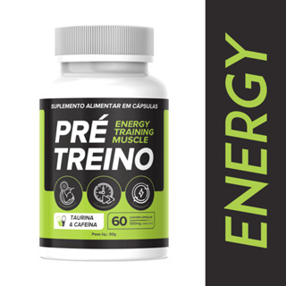 Pré-Treino Suplemento Energia e Disposição Treinos físicos - 60 Caps - Envio Rápido em Oferta na Shopee