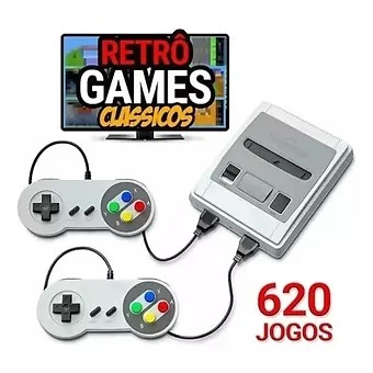 Mini Video Game Console Retro 620 em 1 Jogos Classicos 2