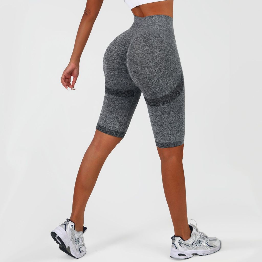 Bermuda Yoga Fitness Feminina Levanta Bumbum Esportiva Academia Alta Elástica Secagem Rápida Legging em Oferta na Shopee