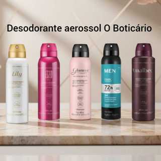 Desodorante Antitranspirante Aerosol Feminino - O Boticário 75g/125ml em Oferta na Shopee