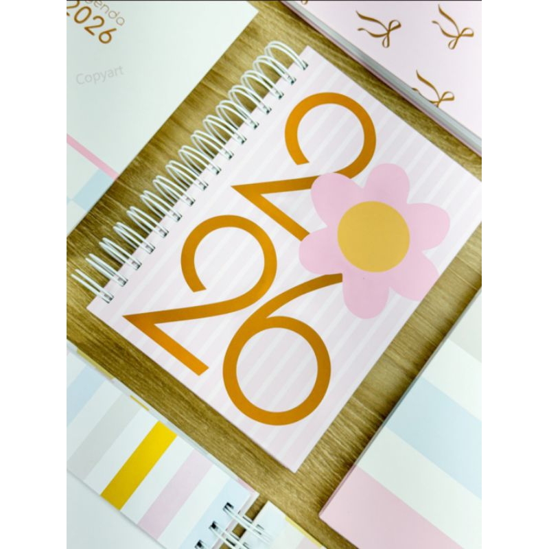 Agenda 2026 A5 - Várias capas - Organizando o meu dia - Meu ano organizado - Praticidade e Estilo
