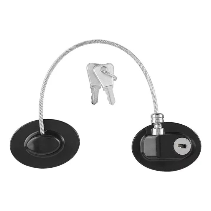 Fechadura De Geladeira Com Chaves , Fechaduras De Segurança Infantis Multiuso Para Janela De Gaveta De Armário , Present