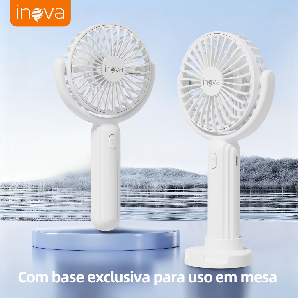 INOVA Mini ventilador usb pequeno handheld portátil portátil silencioso escritório estudante desktop