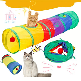 Brinquedo Para Pets Túnel Labirinto Para Gatos Colorido