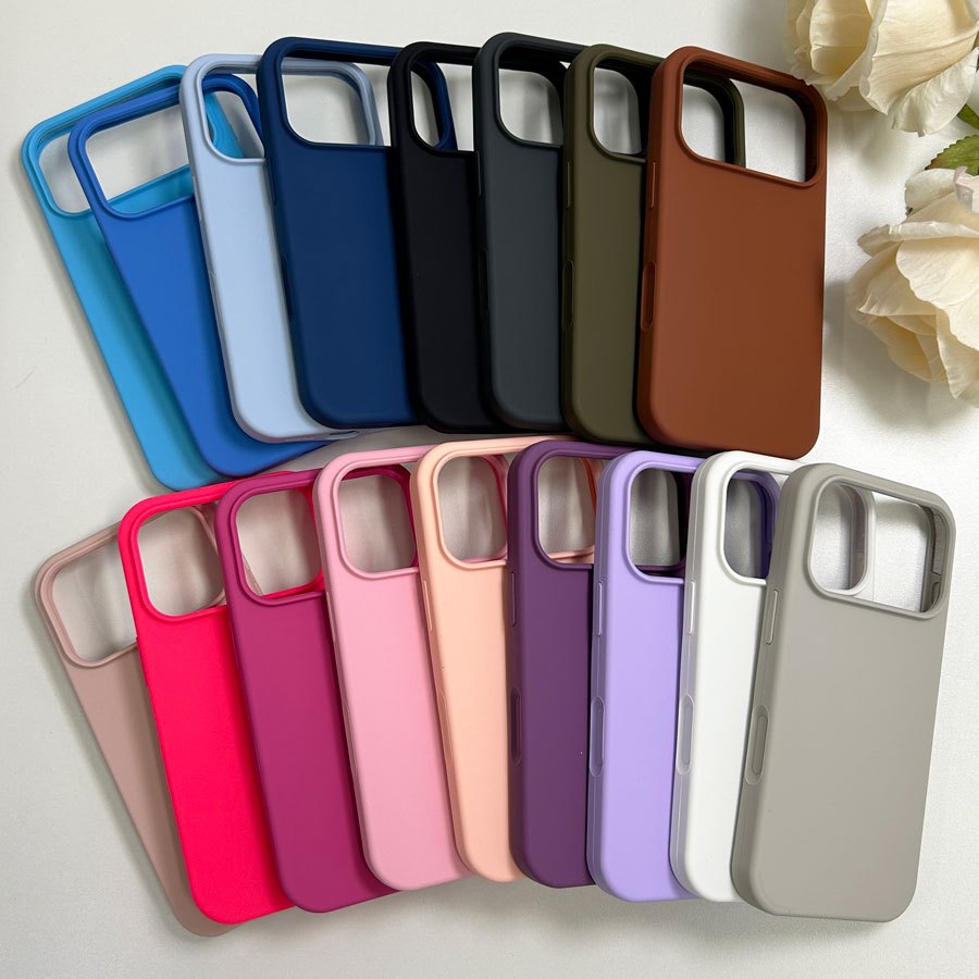 Capinha Case Silicone Aveludada Para iPhone 17/17Air/17 Pro/17 Pro Max Premium em Oferta na Shopee