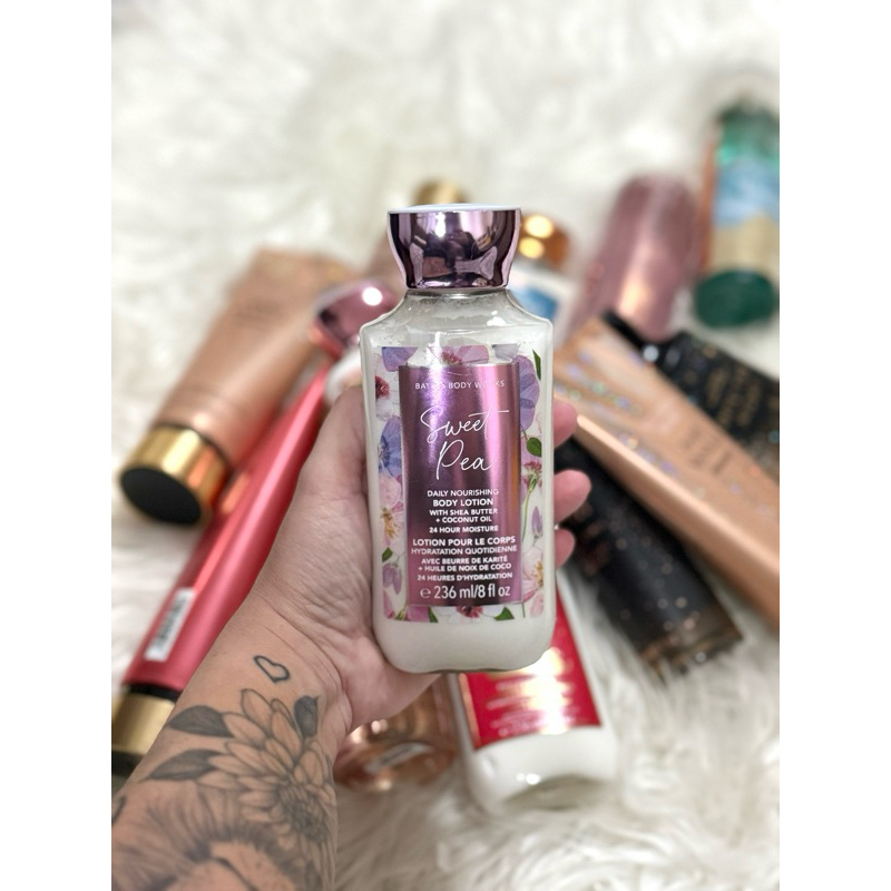 Bath & Body Works - Hidratante Sweet Pea 236ml