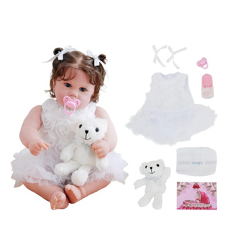 Boneca Bebê Gorda Reborn Menina Grande Baby Realista 60cm Vinil Silicone Renascida Maddie Feita à MãO Com Cabelo De Raiz em Oferta na Shopee