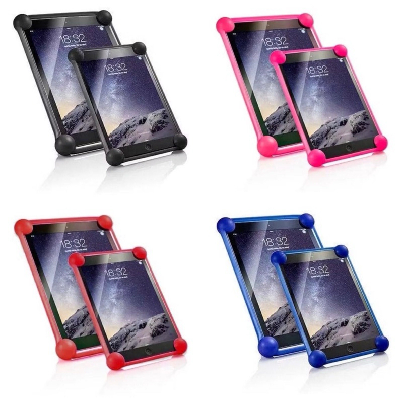 Capa Tablet universal enborrachada de 10 a 11 polegadas e 7 Polegadas a pronta entrega. em Oferta na Shopee