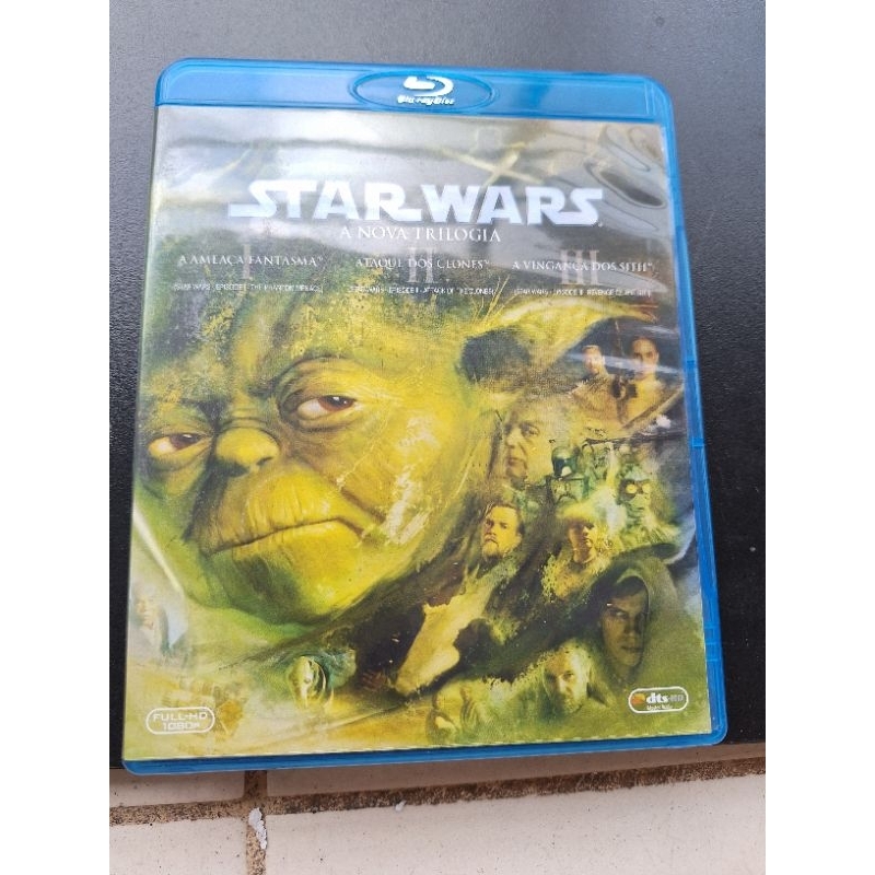 STAR WARS A NOVA TRILOGIA USADO CAPA USADA DUBLADOS