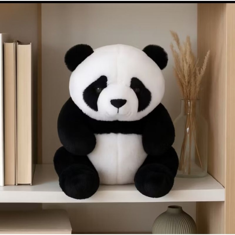 Urso Panda Sentado 25cm - Pelúcia