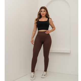 Calça Feminina Legging Esportiva Canelada Poliamida Academia Elástica Fitness 3RD SD1140/1438 em Oferta na Shopee