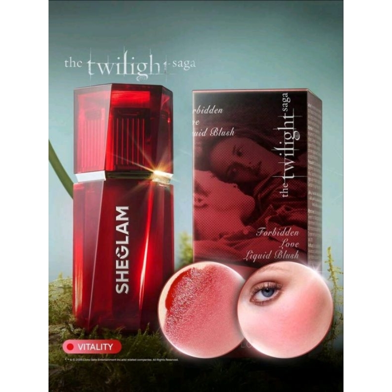 The Twilight Saga X SHEGLAM Forbidden Love Blush Líquido - Inspirado na Saga Crepúsculo.