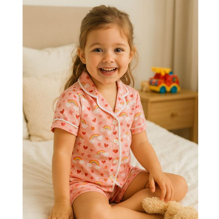 Pijama americano infantil Menina/feminino várias estampas Premium ( P, M, G ) - Halley