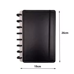 Caderno Inteligente B5 Capa Dura Agenda de Anotações Capa Folhas Removíveis Destacável