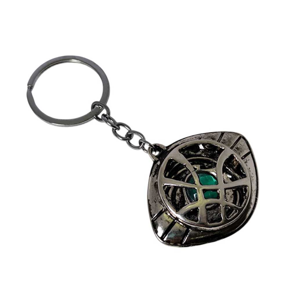 Chaveiro De Metal Olho De Agamotto Do Doutor Estranho Prata Para Mochila Presente