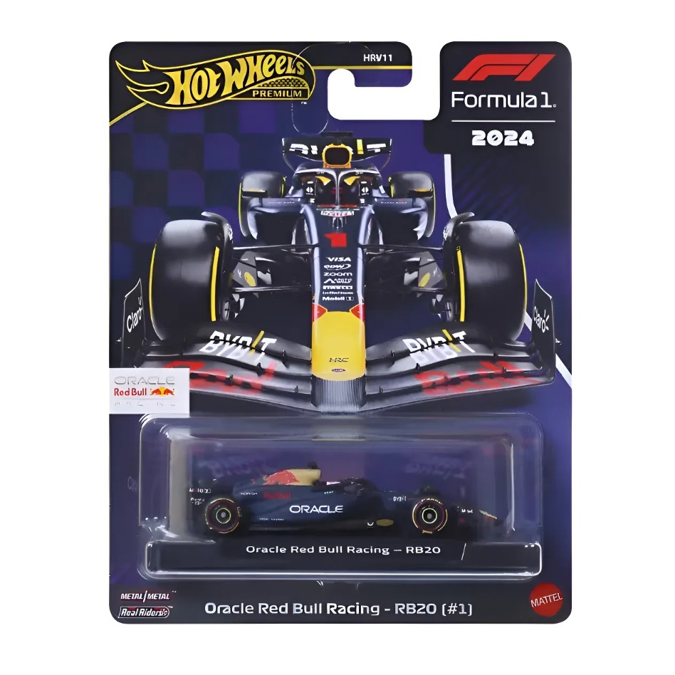 Hot Wheels Premium F1 Team Red Bull RB20  Max Verstappen Fórmula 1 2024 - Hrv11