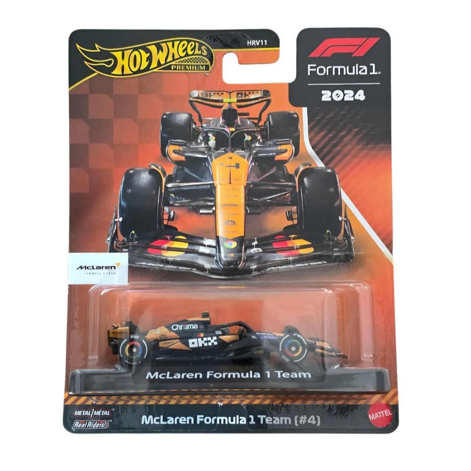 Hot Wheels Premium F1 Team McLaren MCL38 Lando Norris Hrv11 Formula 1 2024 em Oferta na Shopee