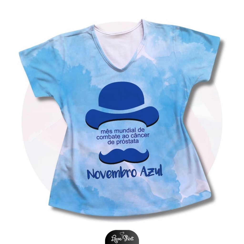 Camisetas Outubro Rosa e Novembro Azul: Onde Comprar | BuscaProdutos