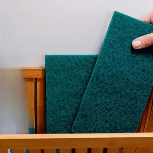 Fibra Verde Esponja Limpeza Pesada Multiuso – Kit com 10 Unidades | Uso Geral Cozinha Banheiro