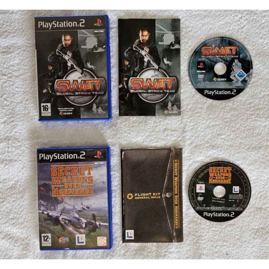 Playstation 2 Swat Global Strike Team Original Combo