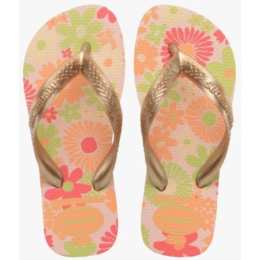 Chinelo Havaianas Kids Flores Feminino