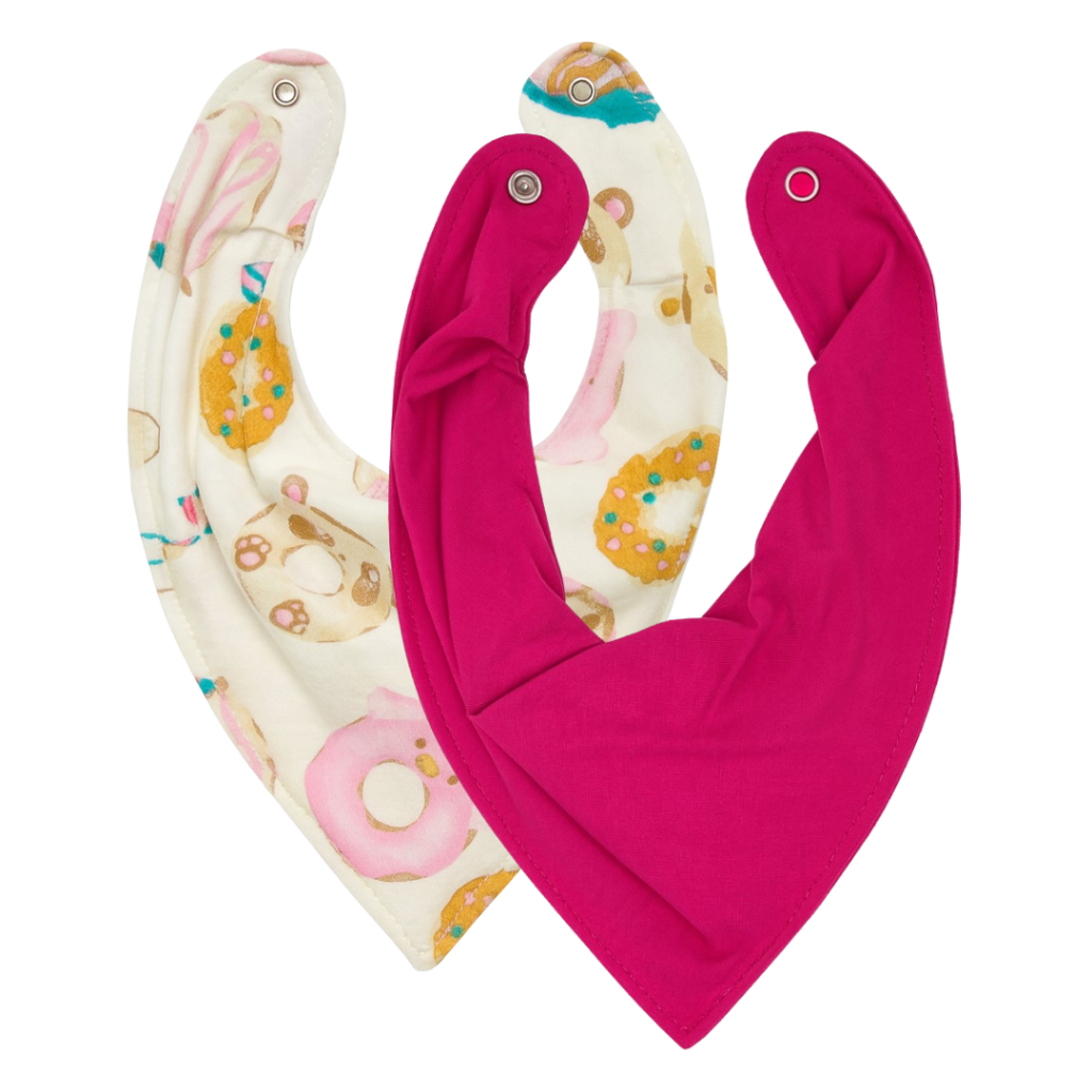 Kit com 2 Babadores Impermeáveis Bandana para Bebê - 100% Algodão, Reutilizáveis e Laváveis