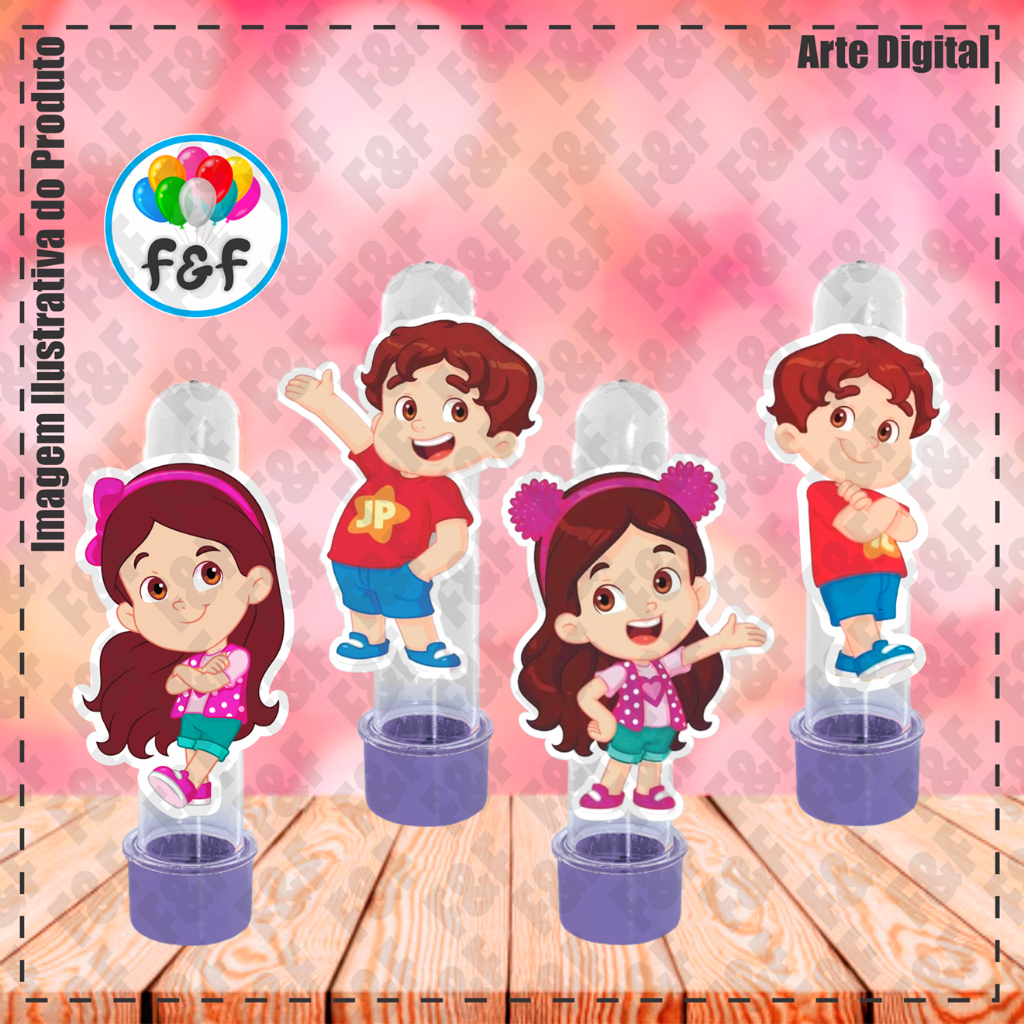 Apliques 3D 9 cm para Tubete Maria Clara e JP em Oferta na Shopee