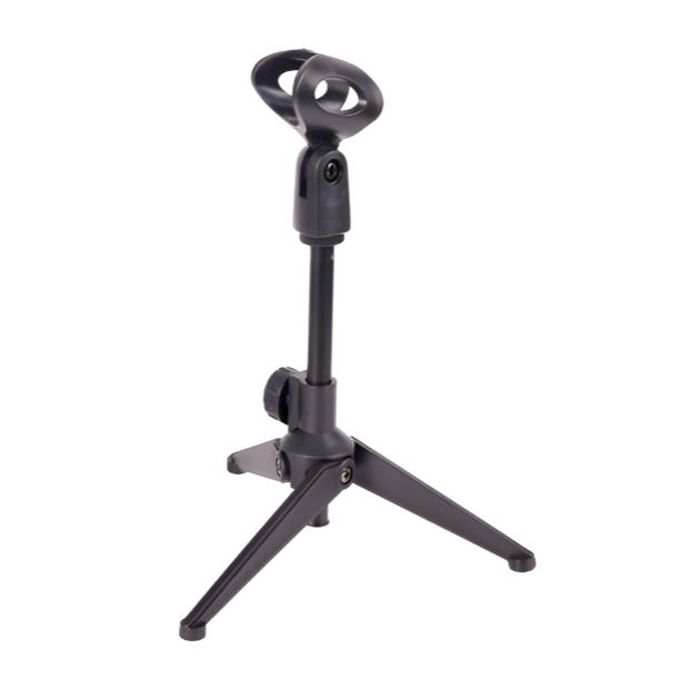 Pedestal P/ Mic De Mesa Slim C/ Cachimbo Smart Sm080 Preto