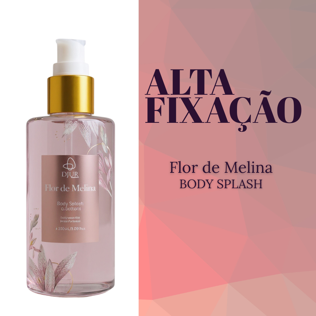 Body Splash Flor de Melina 200ml – Inspirado no Perfume Delina | Frescor e Sofisticação ALTA FIXAÇÃO