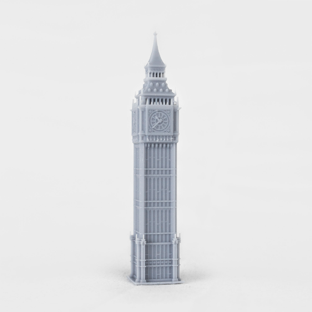 Relógio Big Ben Londres Miniatura 12 cm Impressão 3D Decoração Arquitetura Colecionável