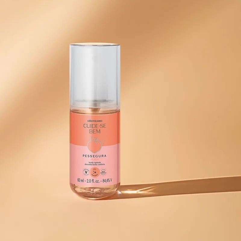 Body Splash Desodorante Colônia Cuide-se Bem Pessegura 60ml em Oferta na Shopee