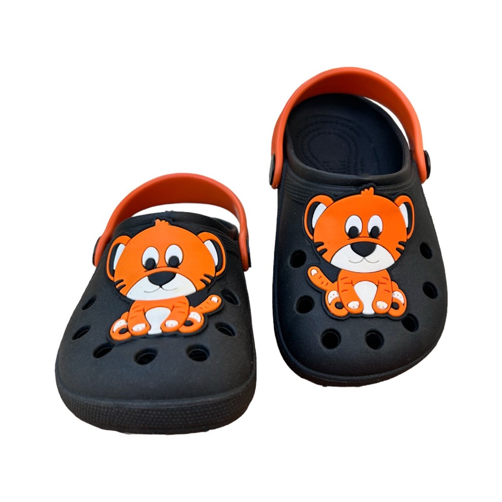 Babuche Infantil Menino Tigre Papete Sandália Macio Emborrachado LeveBabuche Infantil Menino Tigre Papete Sandália Macio