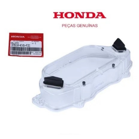 Lente Acrilico Painel C/2 Botões Titan 150 160 2014 A 2024  37610-KVS-F21 Original Honda