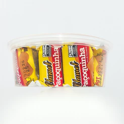 Paçoca Rolha Embalada 12 Unidades Pote 180g Clamel