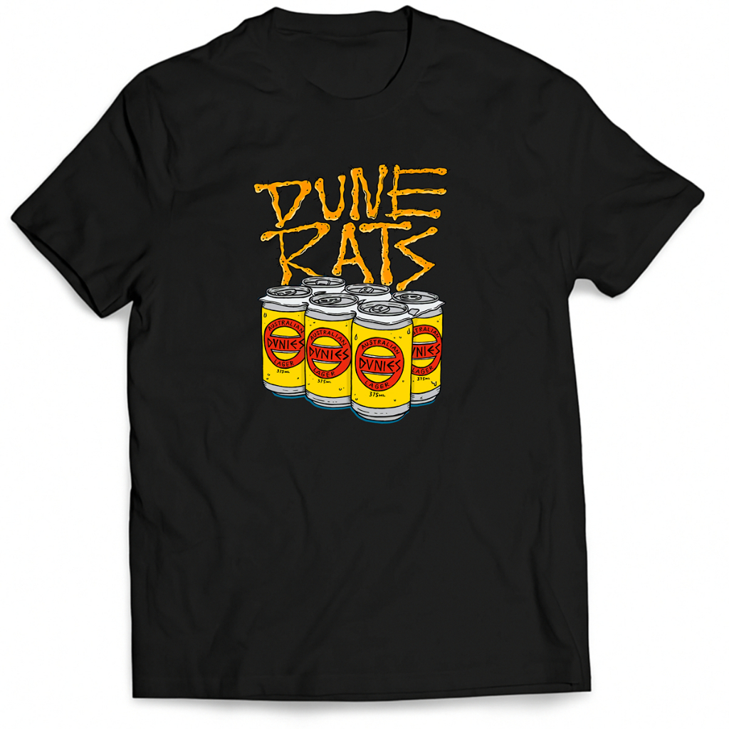 Camiseta Banda Dune Rats 100% Algodão Unissex