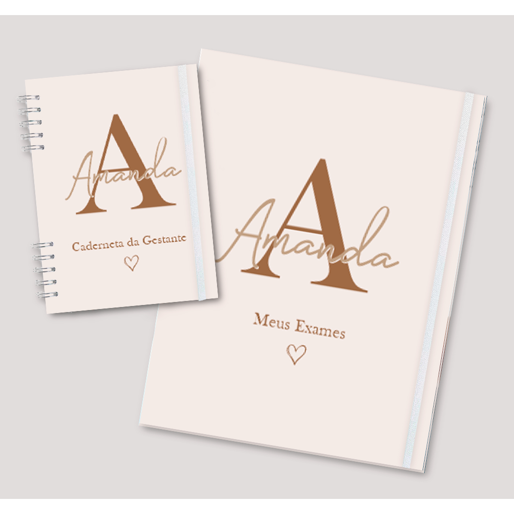 Pasta Gestante A4 + Caderneta da Gestante A5 em Oferta na Shopee