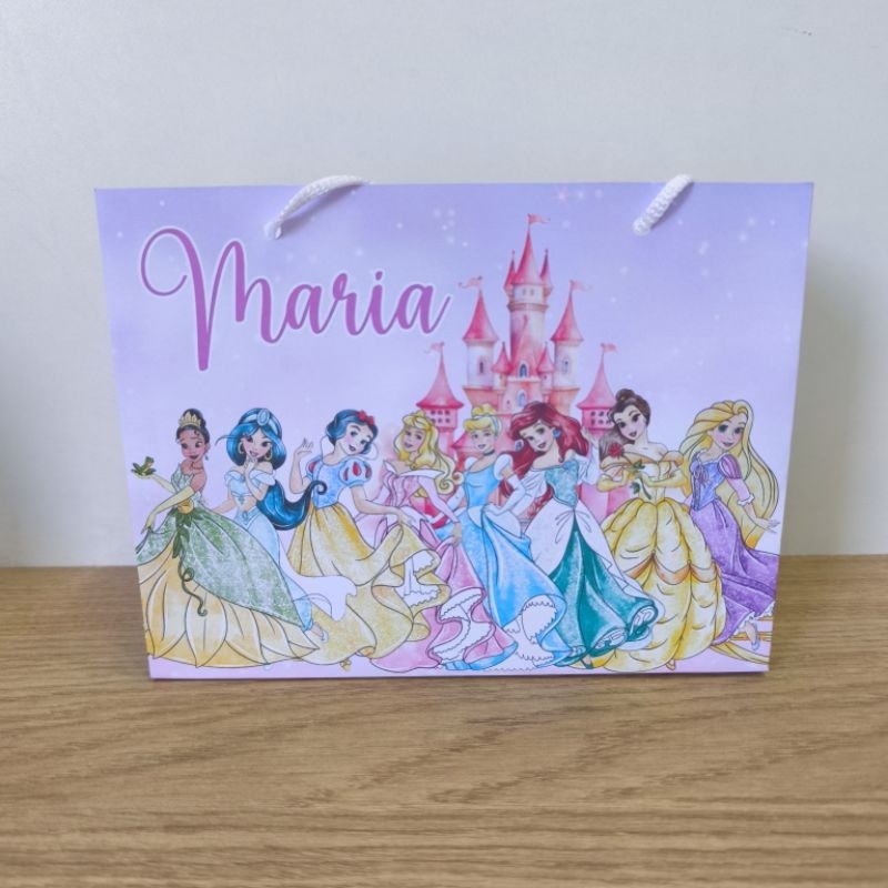 Sacolinha Personalizada Princesas - Pegue e Monte em Oferta na Shopee