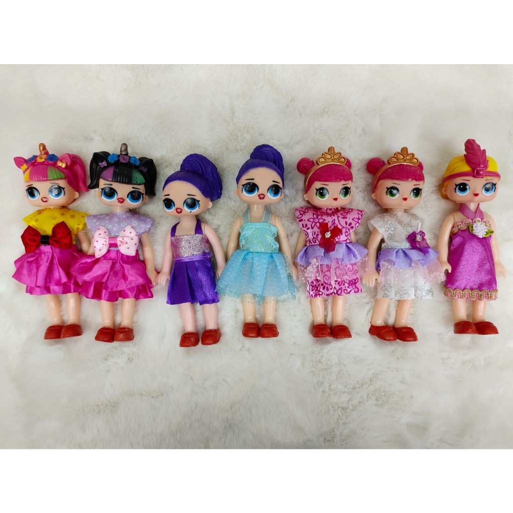 Bonecas Fashion LOL Princesas – Kit com 7 Modelos Coloridos