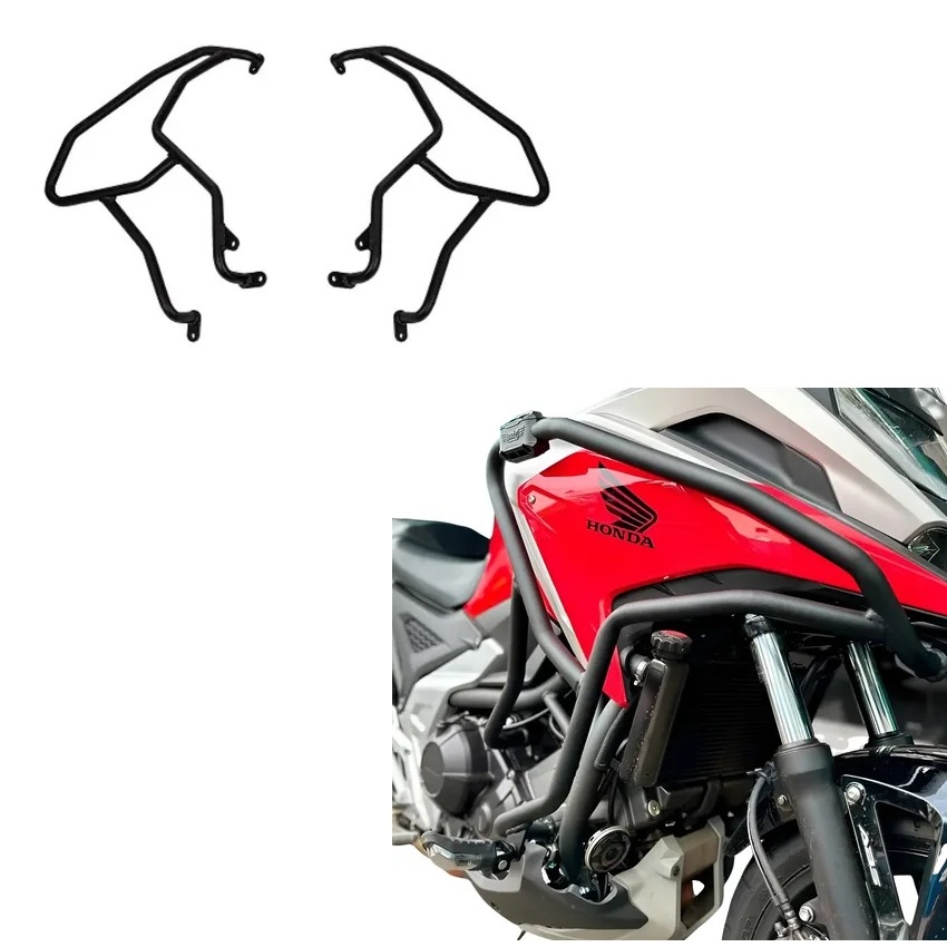 Protetor Motor e Carenagem com pedaleira Braz Honda Nc 750x 2022 2023 2024 2025 2026