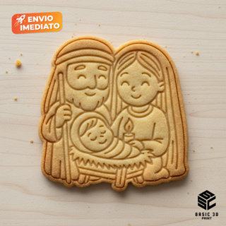 Cortador de Biscoito Natal Presépio Sagrada Família Jesus Maria José 7cm Confeitaria Religião em Oferta na Shopee